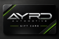 AYRD Automotive Gift Card
